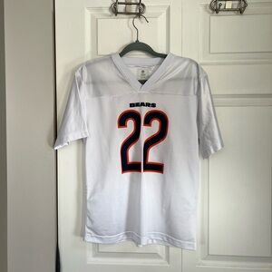 NFL White Bears Jersey with Red and Blue Accents